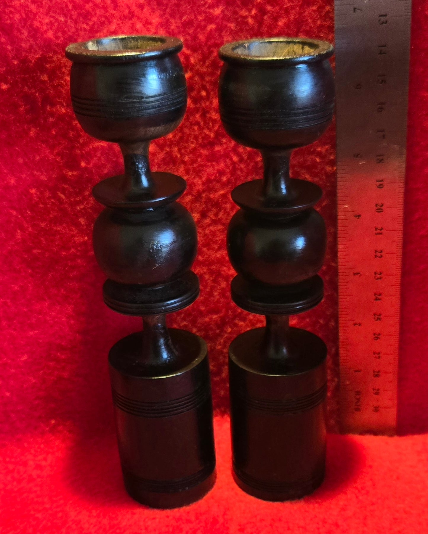 African Candle-stick holders