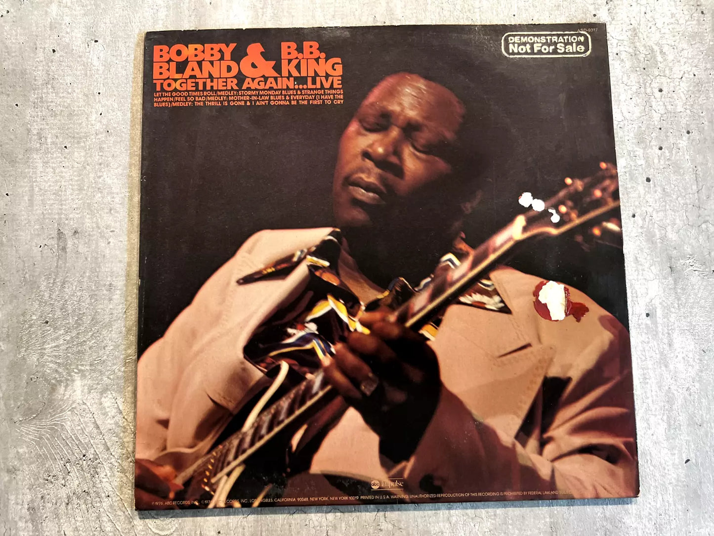 Bobby Bland & B.B. King - The Thrill is Gone/Ain't Gonna Be The First To Cry