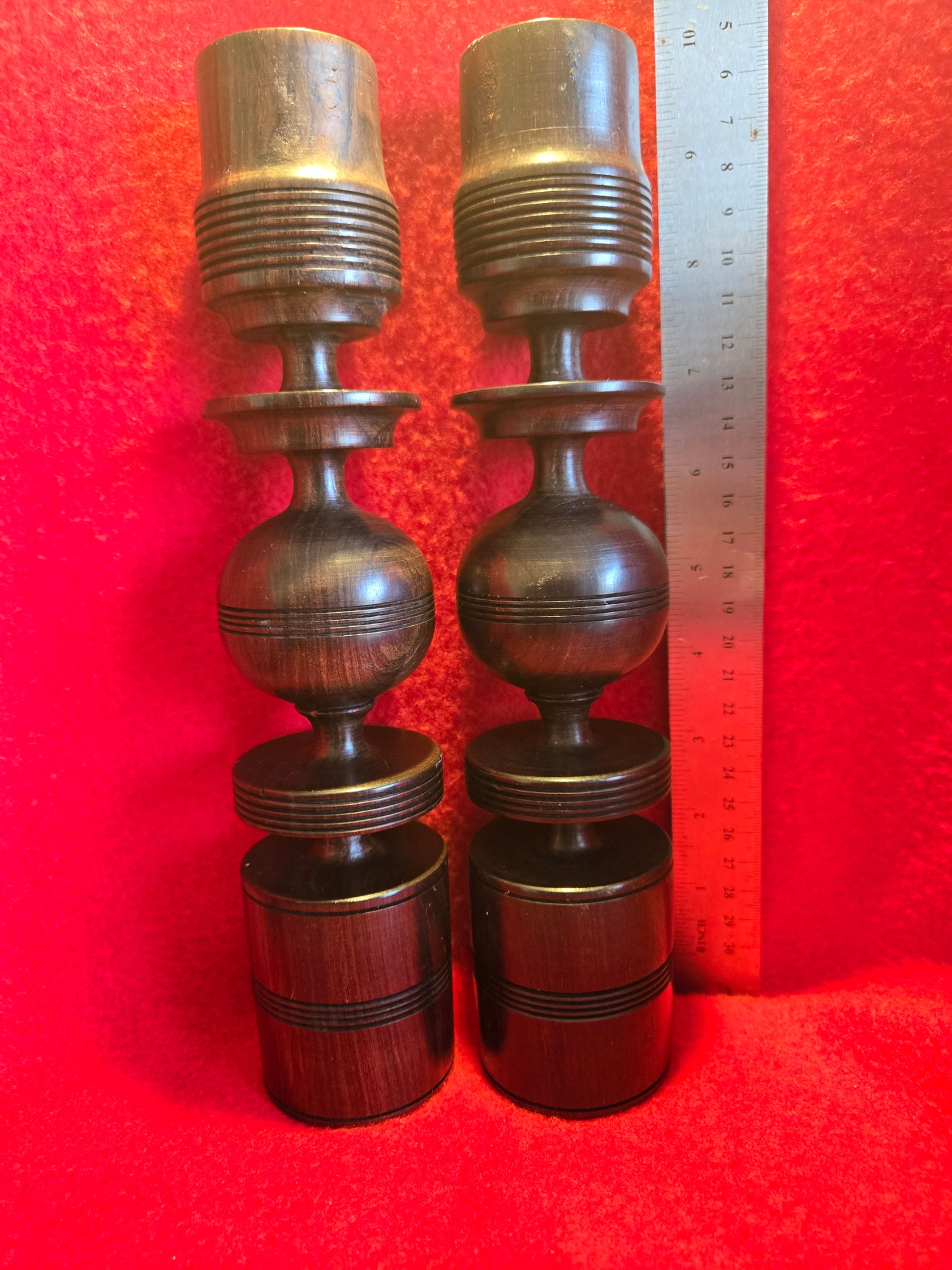 African Candlestick holders