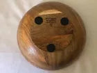 Jungle scene mango wood bowl, India