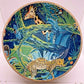 Jungle scene mango wood bowl, India