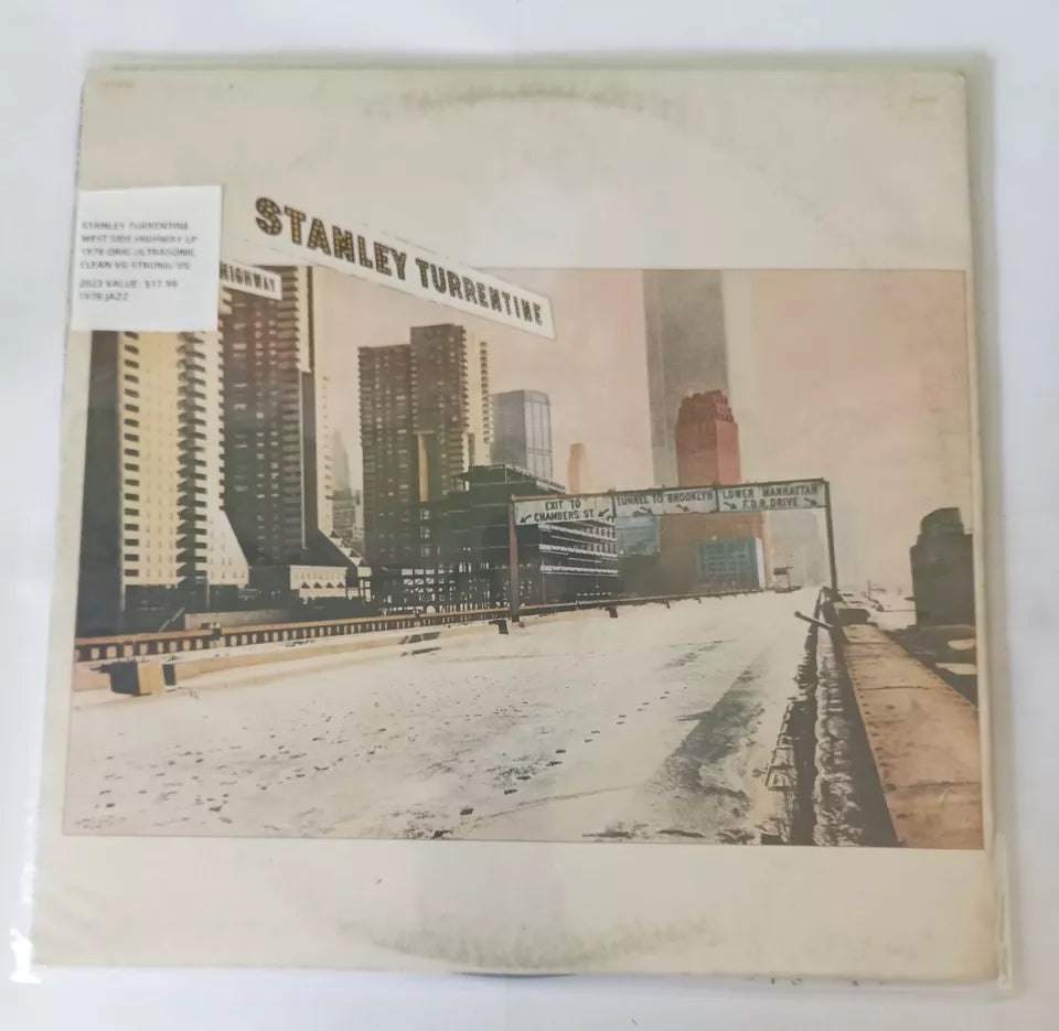 Stanley Turrentine West Side Highway Lp 1978 ORIG Ultrasonic Clean VG Strong/VG