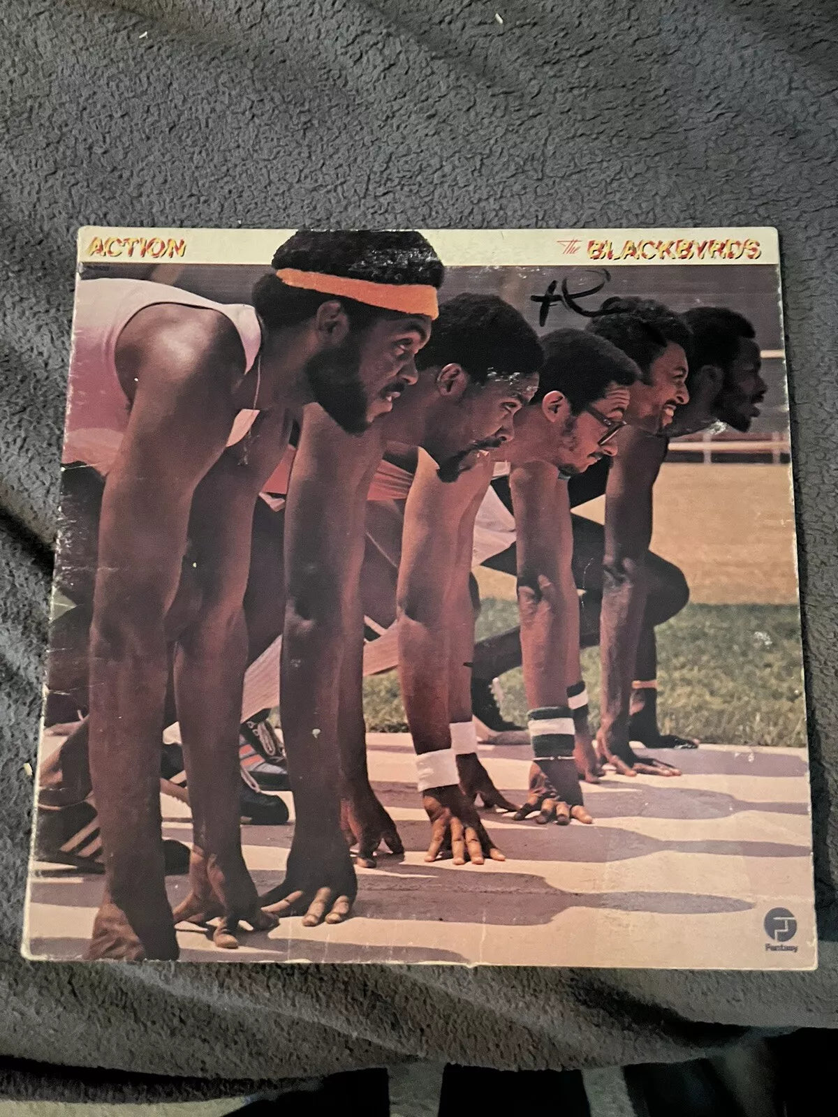 The BLACKBYRDS-Action-Fantasy LP F-9535 Jazz Fusion Vinyl 1977