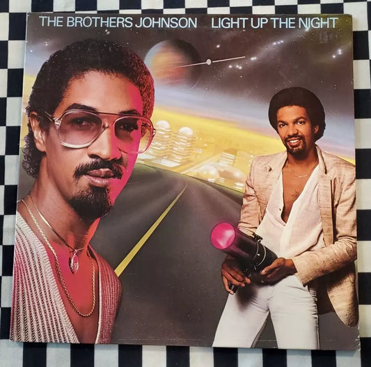 Light Up The Night LP by The Brothers Johnson vinyl 1980 VG+ SP-3716 A&M Records