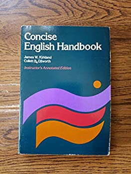 Concise English Handbook (Instructor's Annotated Edition) Paperback – January 1, 1995